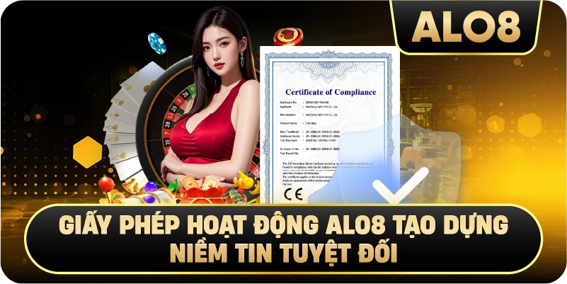 Giấy Phép Hoạt Động Alo8 Tạo Dựng Niềm Tin Tuyệt Đối